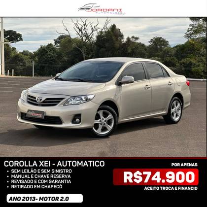 TOYOTA COROLLA 2.0 XEI 16V FLEX 4P AUTOMÁTICO